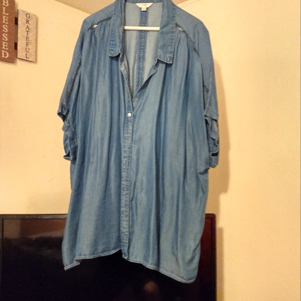 Top denim 3xl